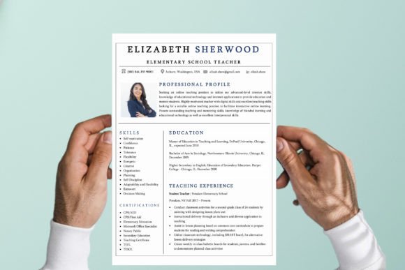 Download Teacher Resume Template Word - Premium Bundle